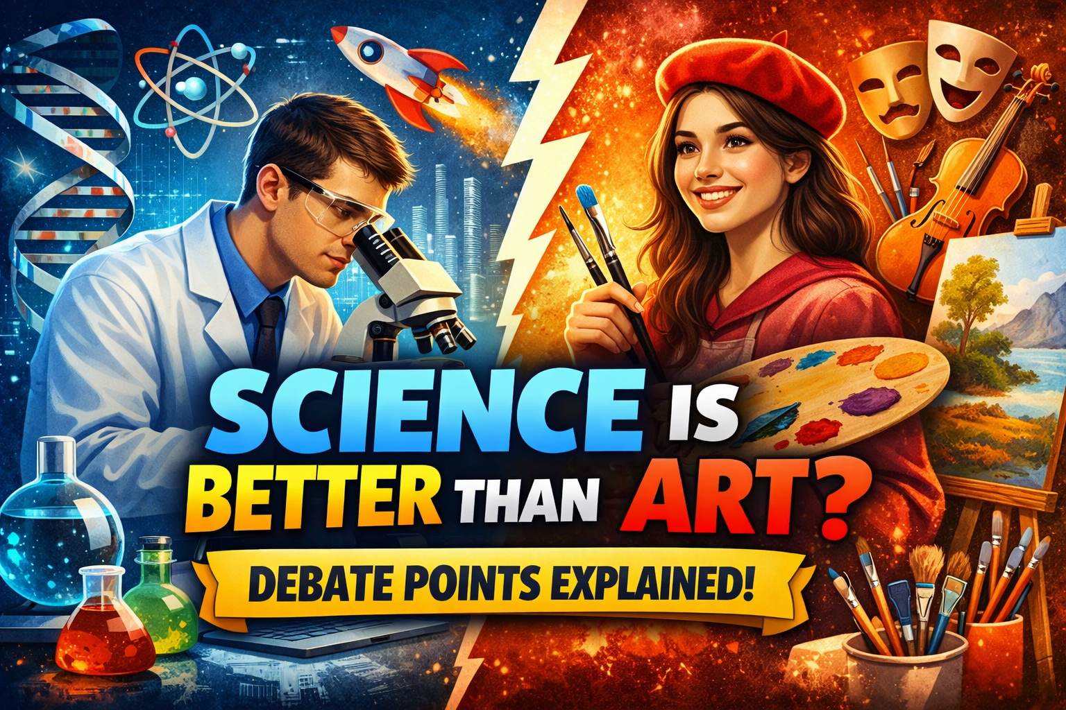 Science Is Better Than Art Debate Points for School Debates