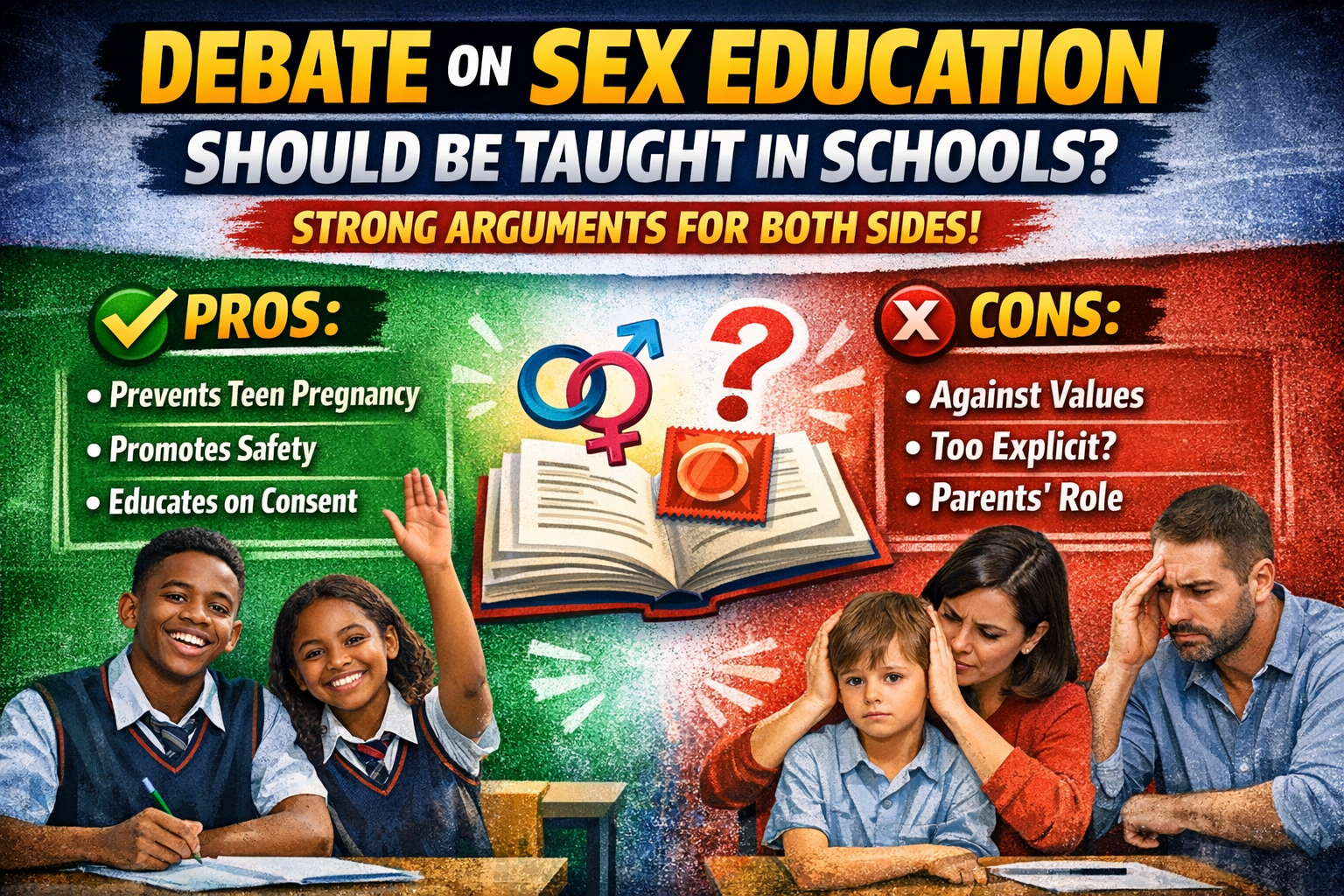 Debate on Sex Education Should Be Taught in Schools: Strong Arguments for Both Sides
