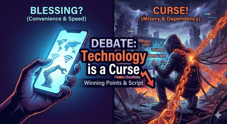 Debate: Technology is a Curse (6 Winning Points)
