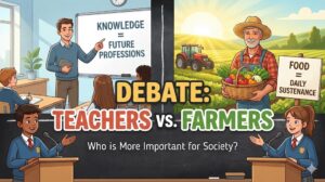 Debate: Teachers Are Better Than Farmers (6 Winning Points)