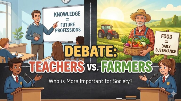 Debate: Teachers Are Better Than Farmers (6 Winning Points)