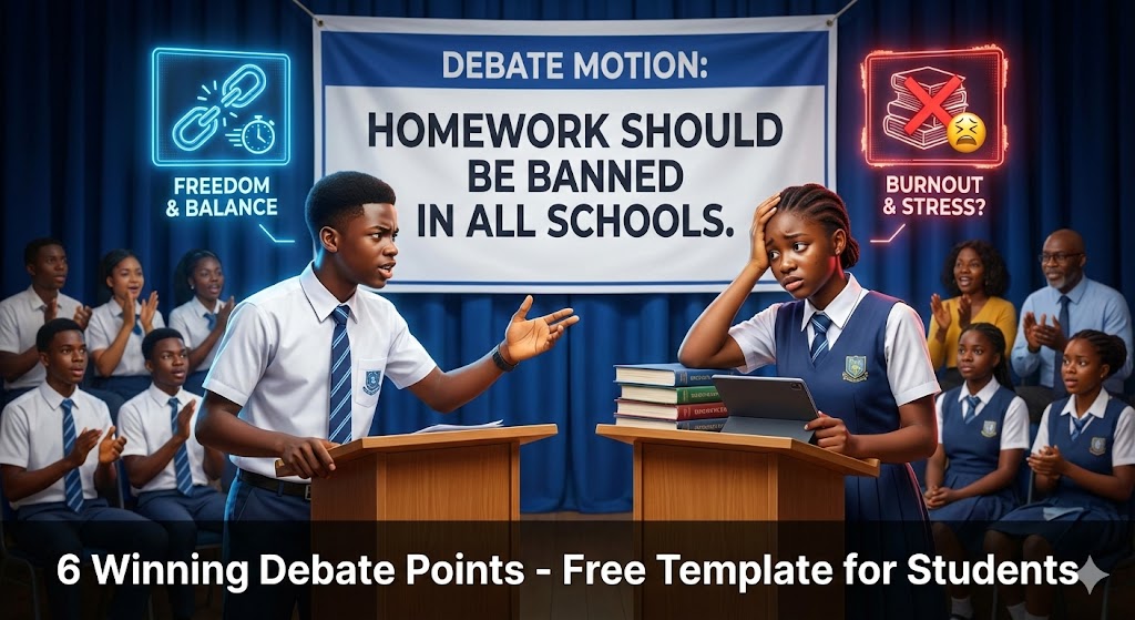 Debate: Homework Should Be Banned in All Schools (6 Winning Points)