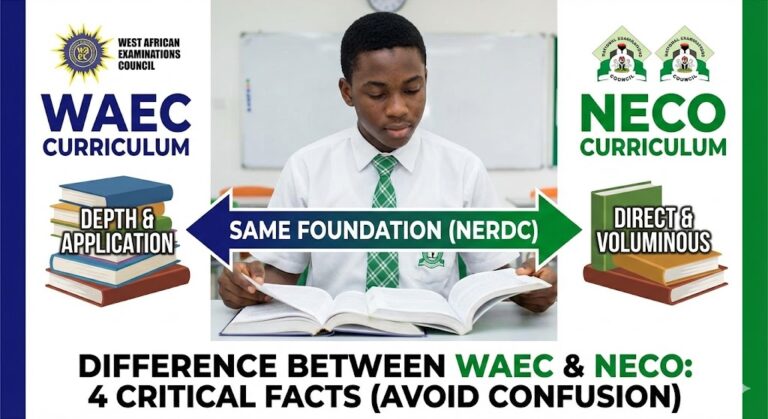 Difference between WAEC and NECO curriculum: 4 Critical Facts You Must Know (Avoid Confusion)