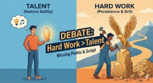 Debate: Hard Work is More Important Than Talent (6 Winning Points)