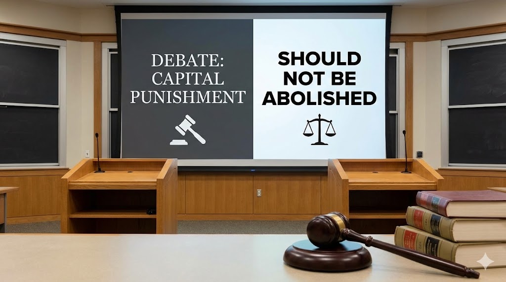 Debate: Capital Punishment Should Not Be Abolished (7 Winning Points)