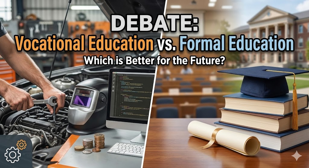 Debate: Vocational Education is Better Than Formal Education (6 Winning Points)