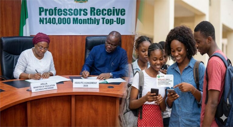 Professors to Receive ₦140,000 Monthly Top-Up in New ASUU Deal