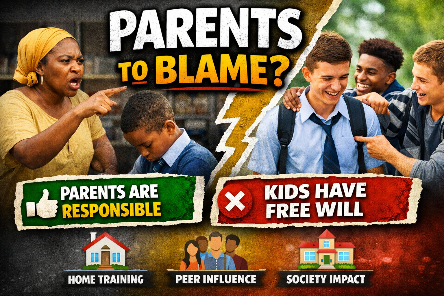 Debate Points on Parents Are to be Blamed for the Misconduct of Their Children: Arguments, Rebuttals, and Conclusion