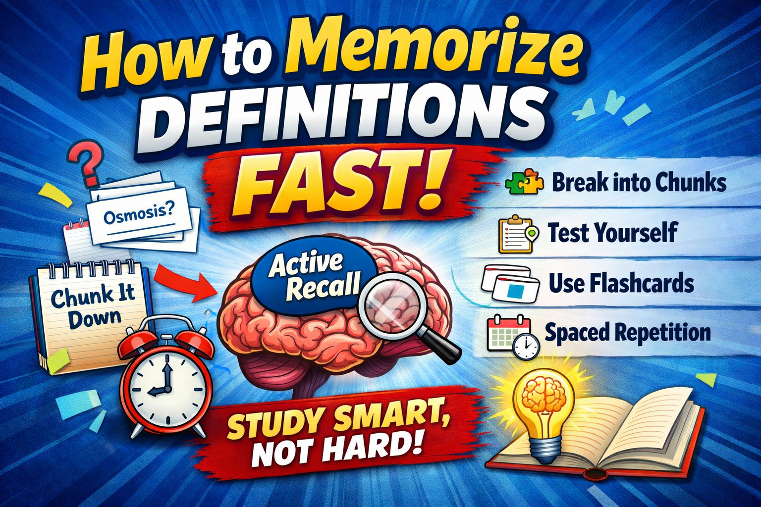 How to Memorize Definitions Fast: Study Methods That Actually Work