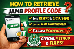 How to Retrieve JAMB Profile Code