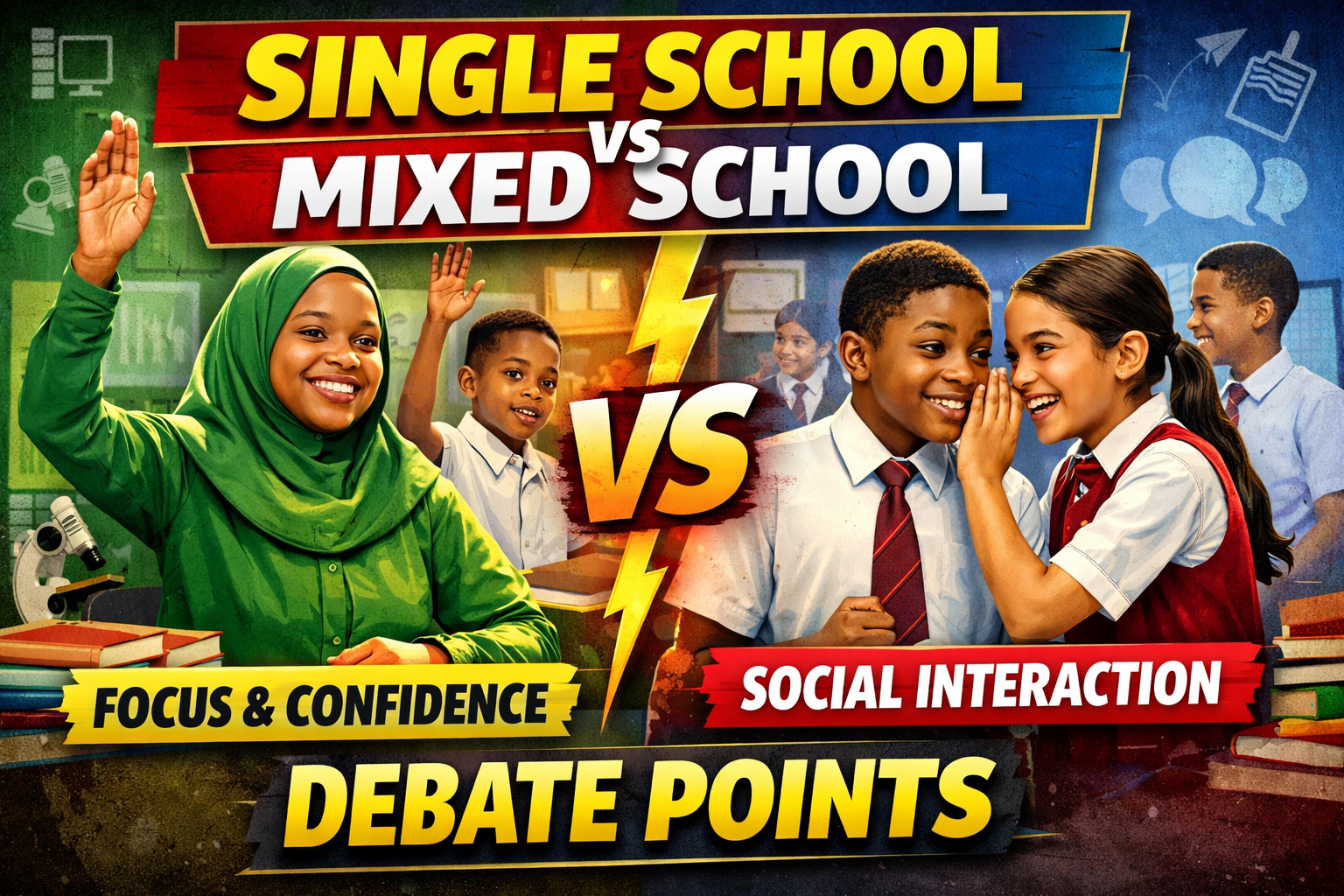 Single School Is Better Than Mixed School Debate Points: Strong Arguments and Rebuttals