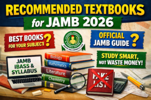 Recommended Textbooks for JAMB 2026: Official Guide for UTME Candidates