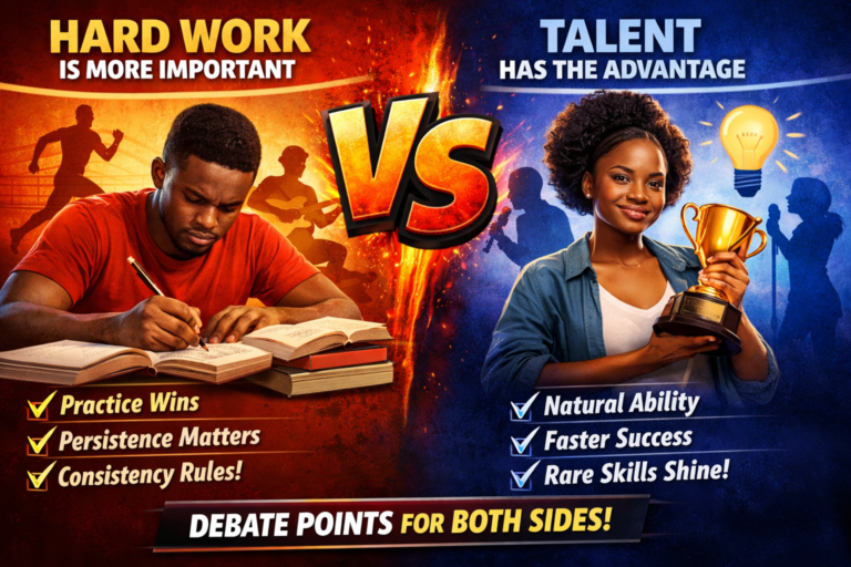 Hard Work Is More Important Than Talent Debate Points: Strong Arguments for Both Sides