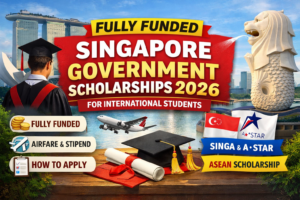 Fully Funded Singapore Government Scholarships 2026 for International Students: Official Options and How to Apply