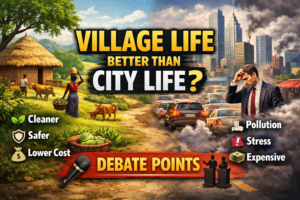 Village Life Is Better Than City Life Debate Points: Strong Arguments for Students