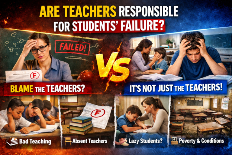 Debate on Teachers Are Responsible for Students Failure: Strong Arguments for Both Sides